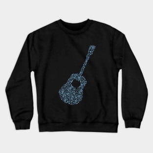 music notes guitar Crewneck Sweatshirt